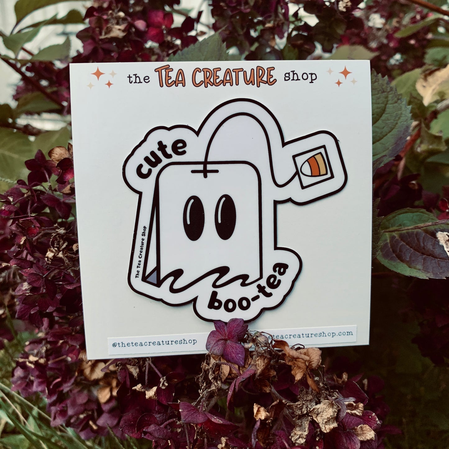 Cute Boo Tea Sticker