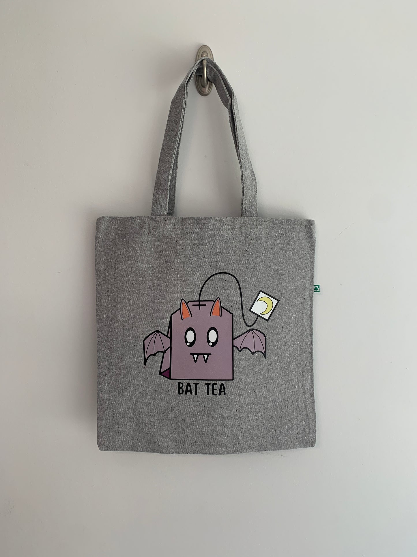 Halloween Bat Tea Tote