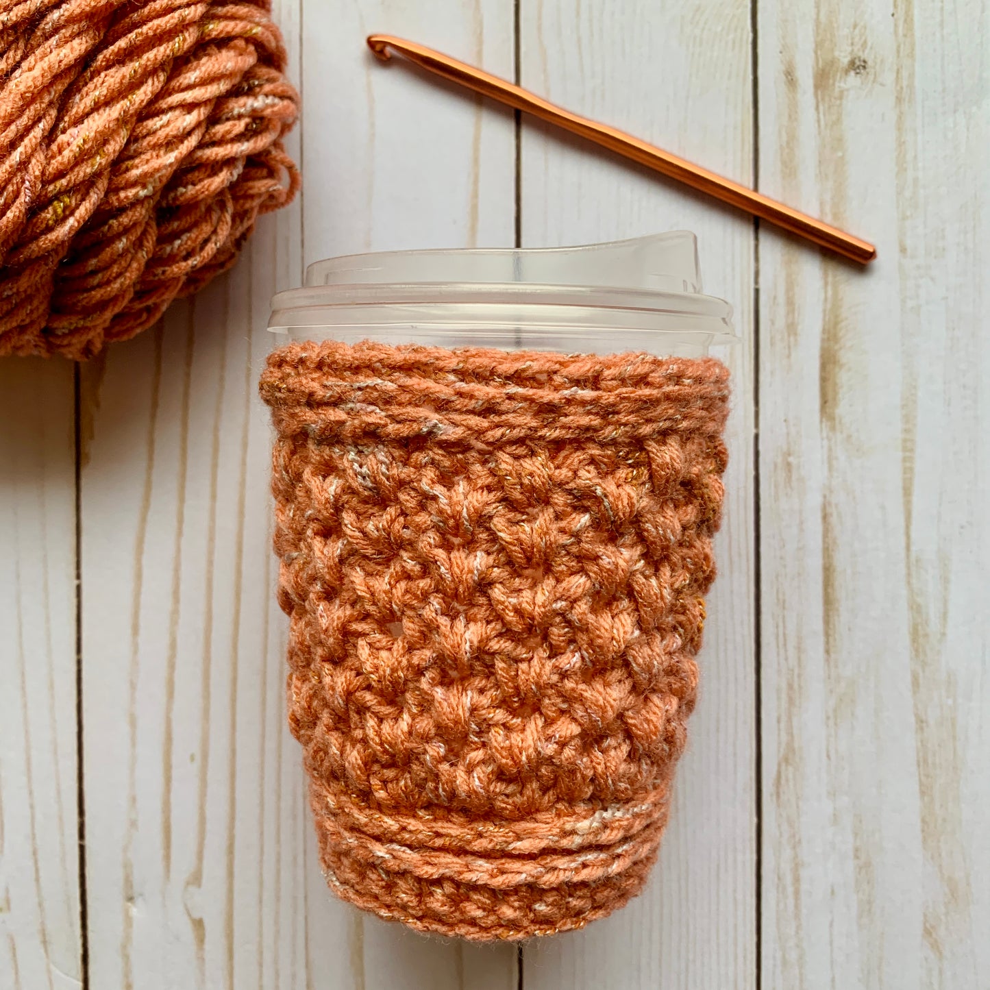Iced Drink Coozie - Peachy Keen