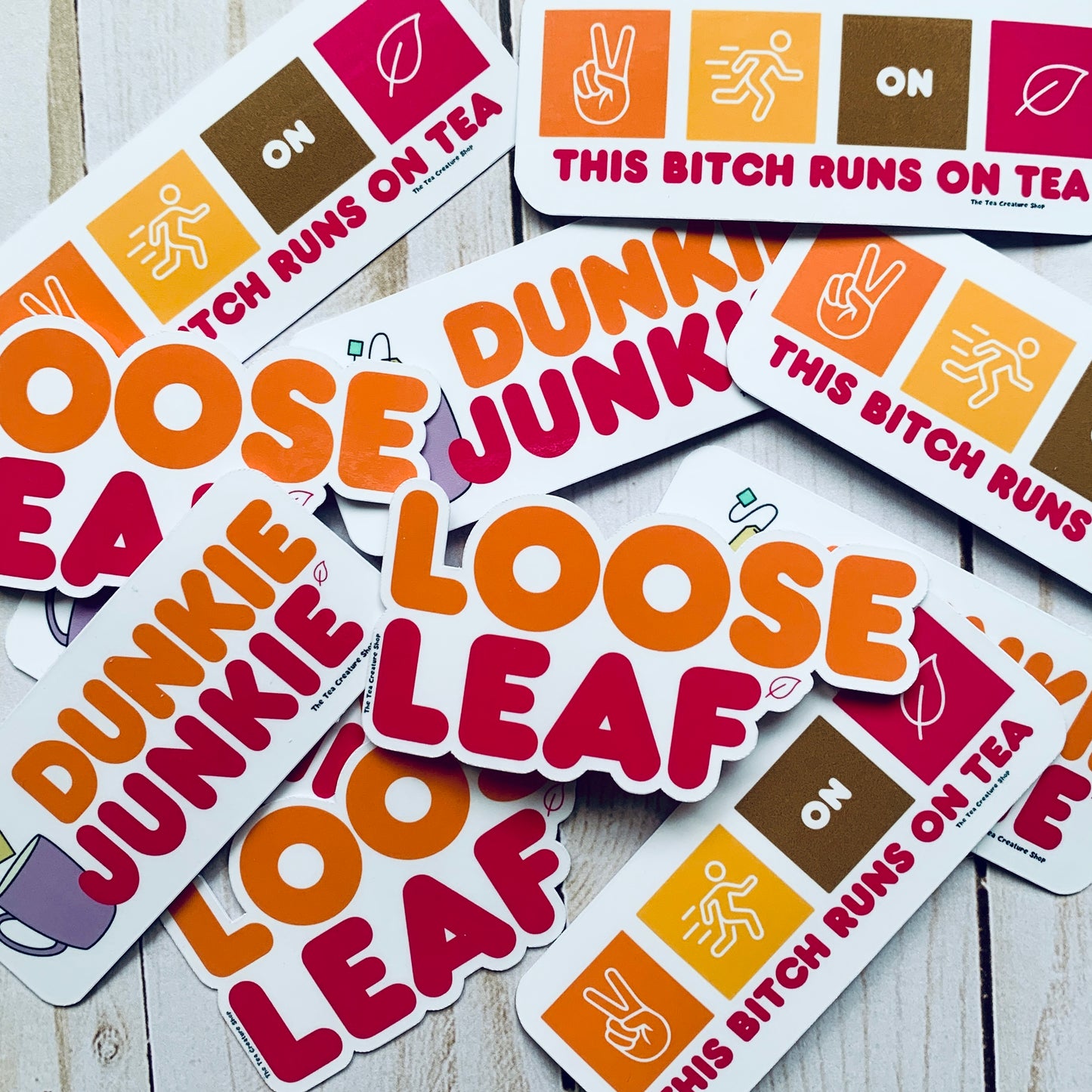 Loose Leaf Dunkie Sticker