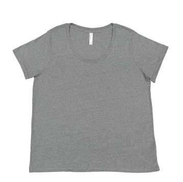 Live and Tell Curvy Jersey T-Shirt - Granite Heather